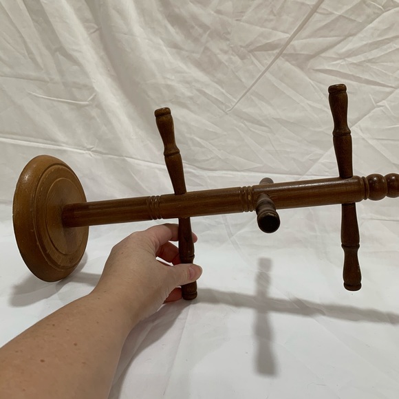 Vintage wood coffee mug stand - Picture 7 of 8